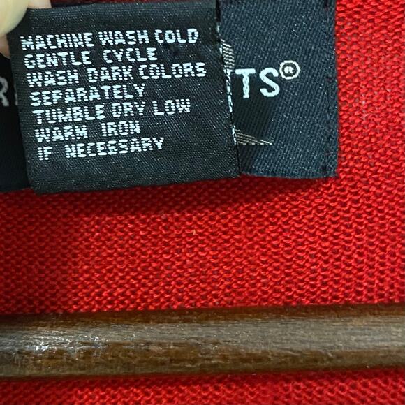 Vintage Requirements Cardigan Sweater Built in Tank Womens Size L Long Sleeve - Picture 7 of 8